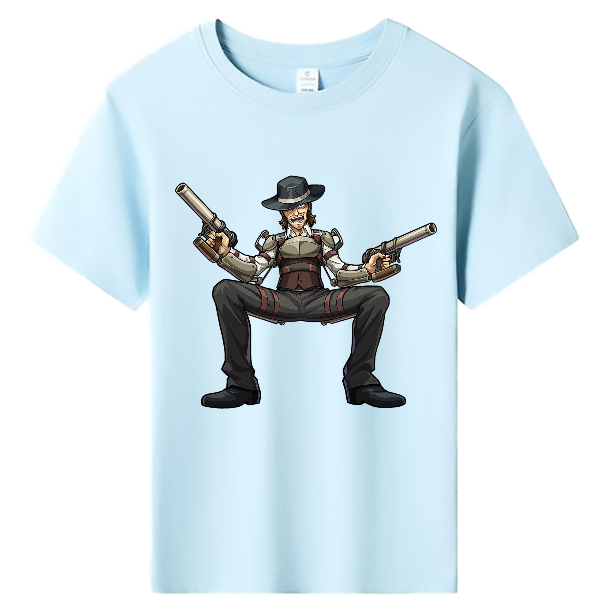 （画像用） 進撃の巨人 ケニー·アッカーマン Attack on Titan Kenny Ackerman 綿100％キッズTシャツ（フロントプリント）